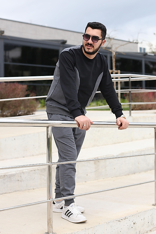 2 İp Rahat Kesim Lastikli Paça Mevsimlik Erkek Eşofman Takımı