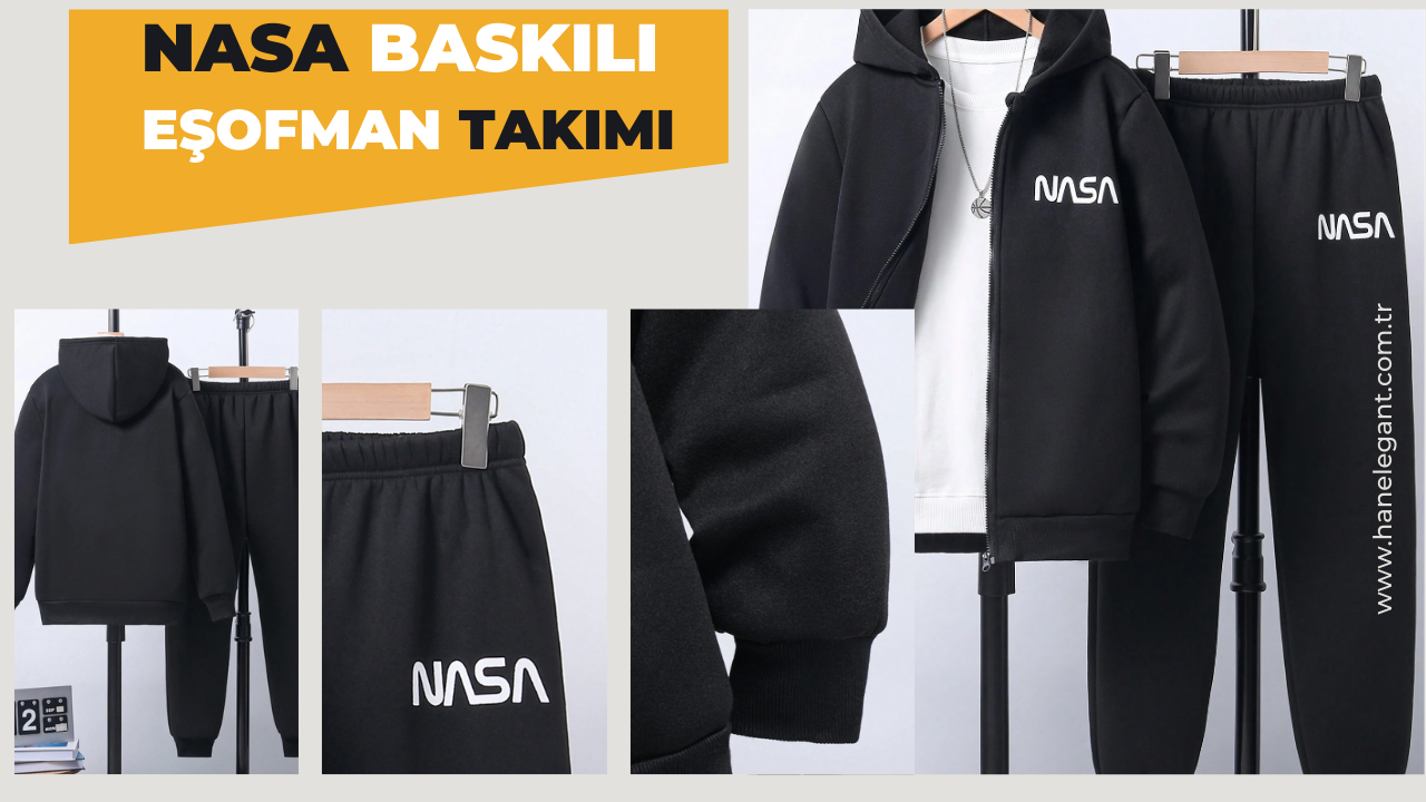 🚀 Uzayın İlhamını Stilinize Taşıyın: NASA Eşofman Takımı